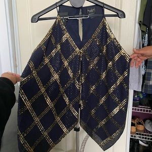 St.John Couture Hand Beading Top